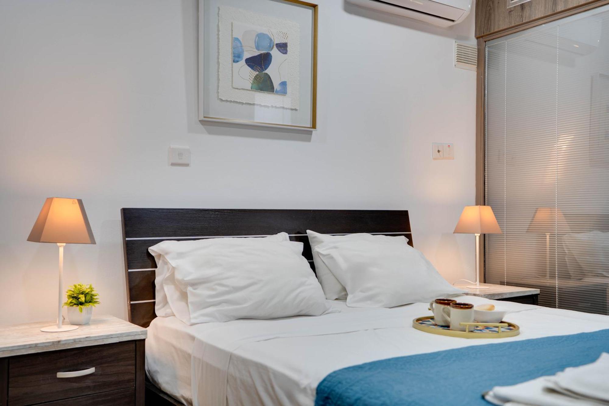 Atlantis Apartments 50M From Makenzy Seafront لارنكا المظهر الخارجي الصورة